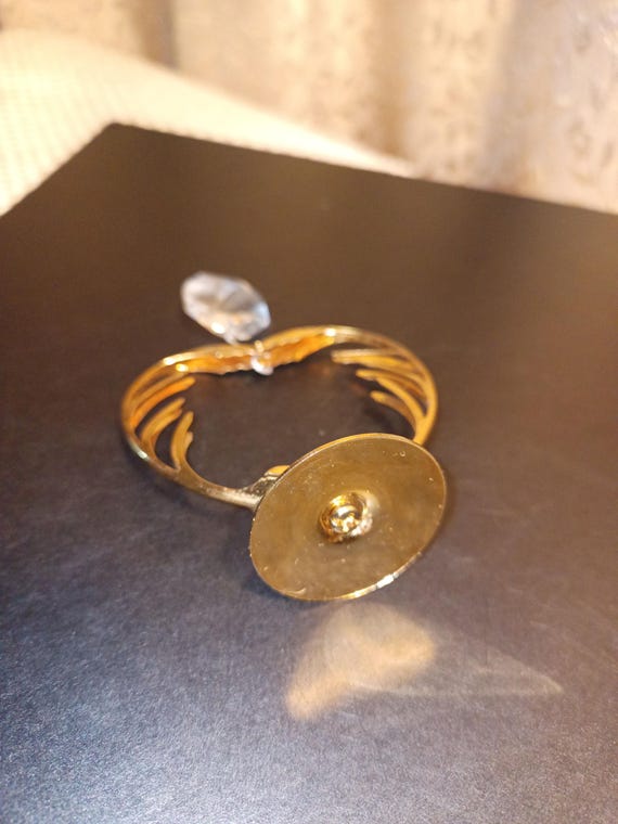 CRYSTAL TEMPTATION Swarovski Center 24 CT Gold Plated Mmini