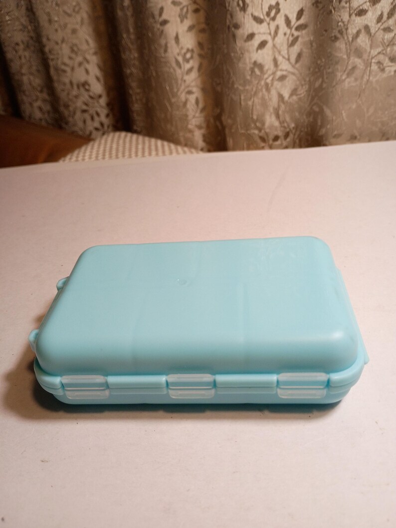 Blue Rectangular 14 Compartment Travelling Pill Box/holder - Etsy