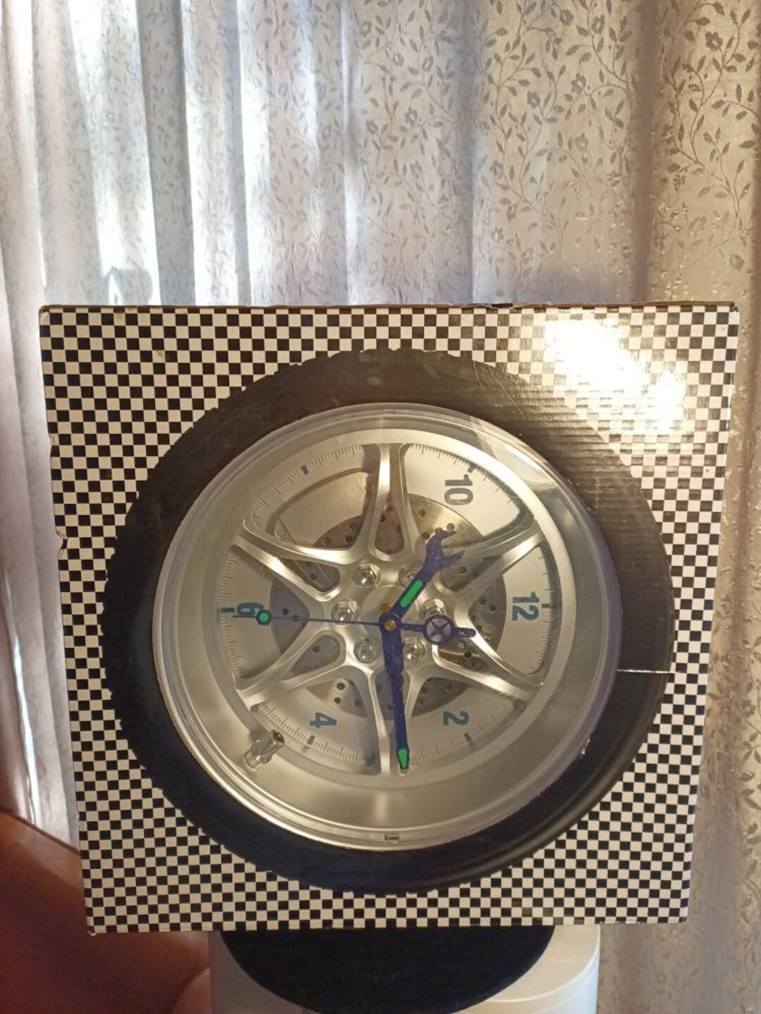 Harbor Freight Tools 14 Tire Rim WALL Clock 95587 NEW in BOX Etsy