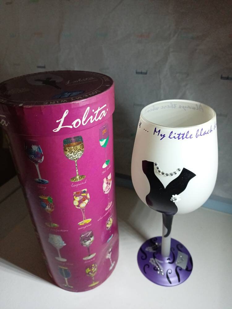 Bling Leopard Wine Glass by Lolita from Enesco