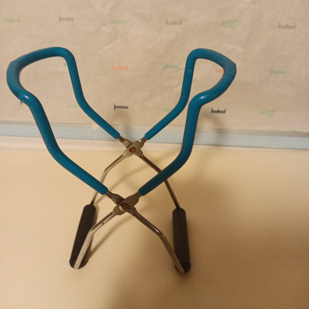 Vintage Canning Jar Lifter/tongs BLUE RUBBER HANDLES for Mason Etsy