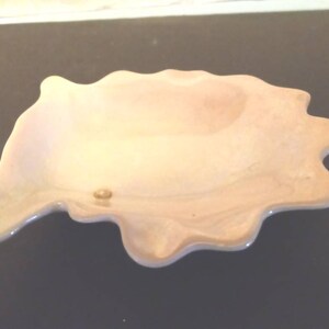 Vintage Pink/White Shell Shape Iridescent (WITH A PEARL) Ladies ASHTRAY