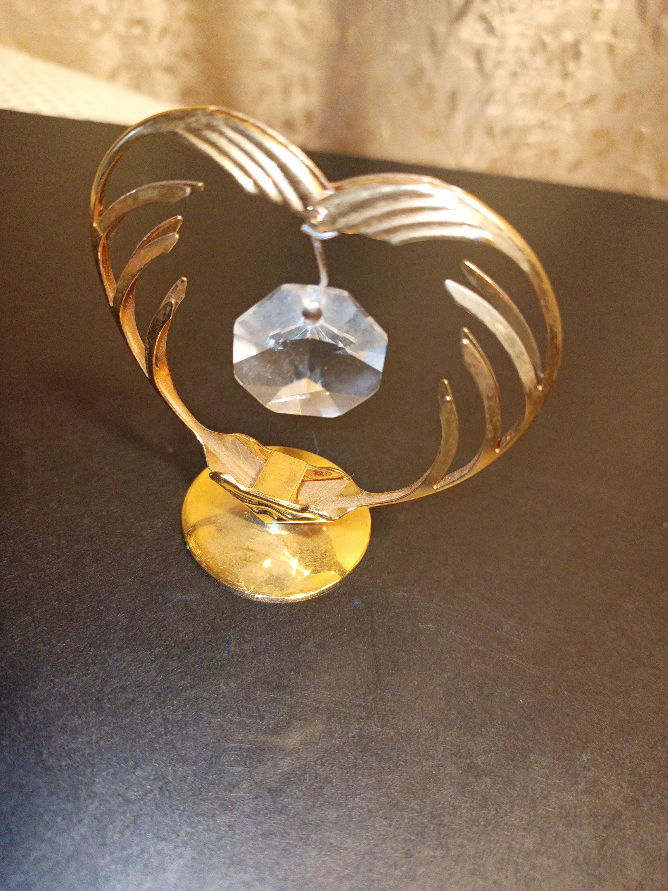 CRYSTAL TEMPTATION Swarovski Center 24 CT Gold Plated Mmini