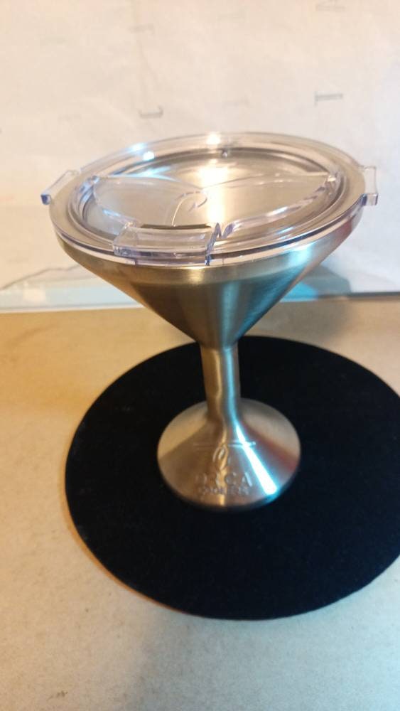 ORCA COOLERS Chasertini Stainless Steel Martini Cup/bpa Free Lid 8OZ 