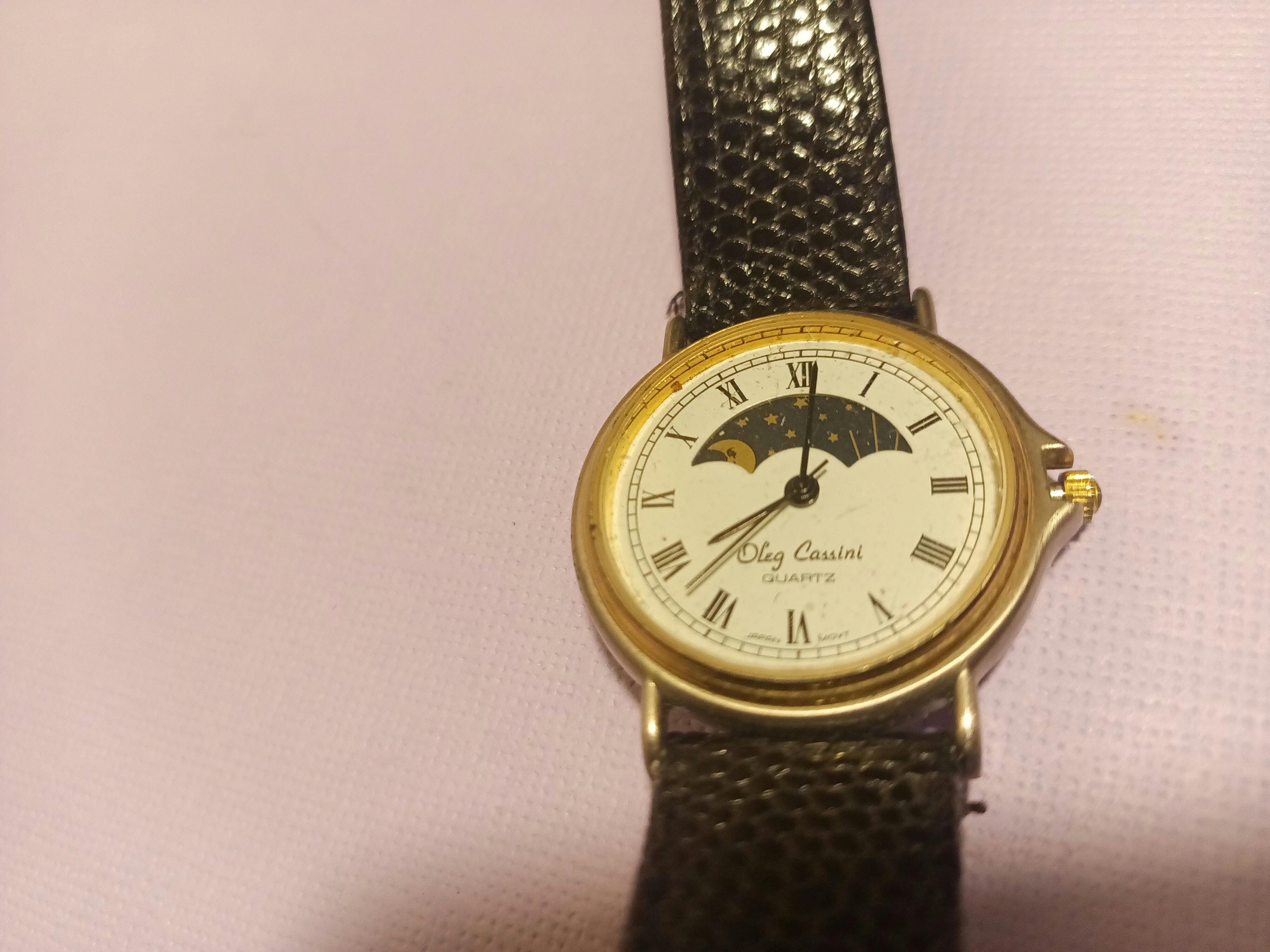 Vintage Classic Reto Oleg Cassini Tank Style Watchwith Roman Numerals il_fullxfull.2522840114_ipdh.jpg main image 3