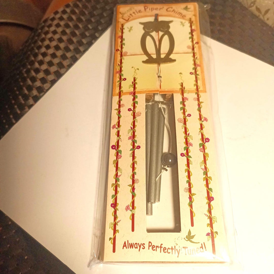 Jacob's Little Piper Owl Mini Wind/car Chime - New in Box - Etsy