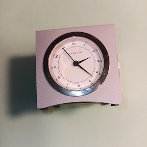 Levenger Desk Cube Clock with a Thermometer & Hygrometer Display