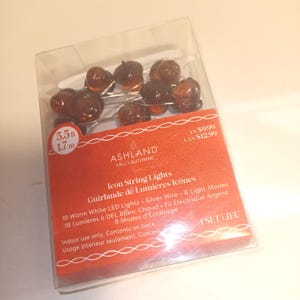 ASHLAND Fall/Autumn Indoor 18 Acorns Decor LED String LIGHTS