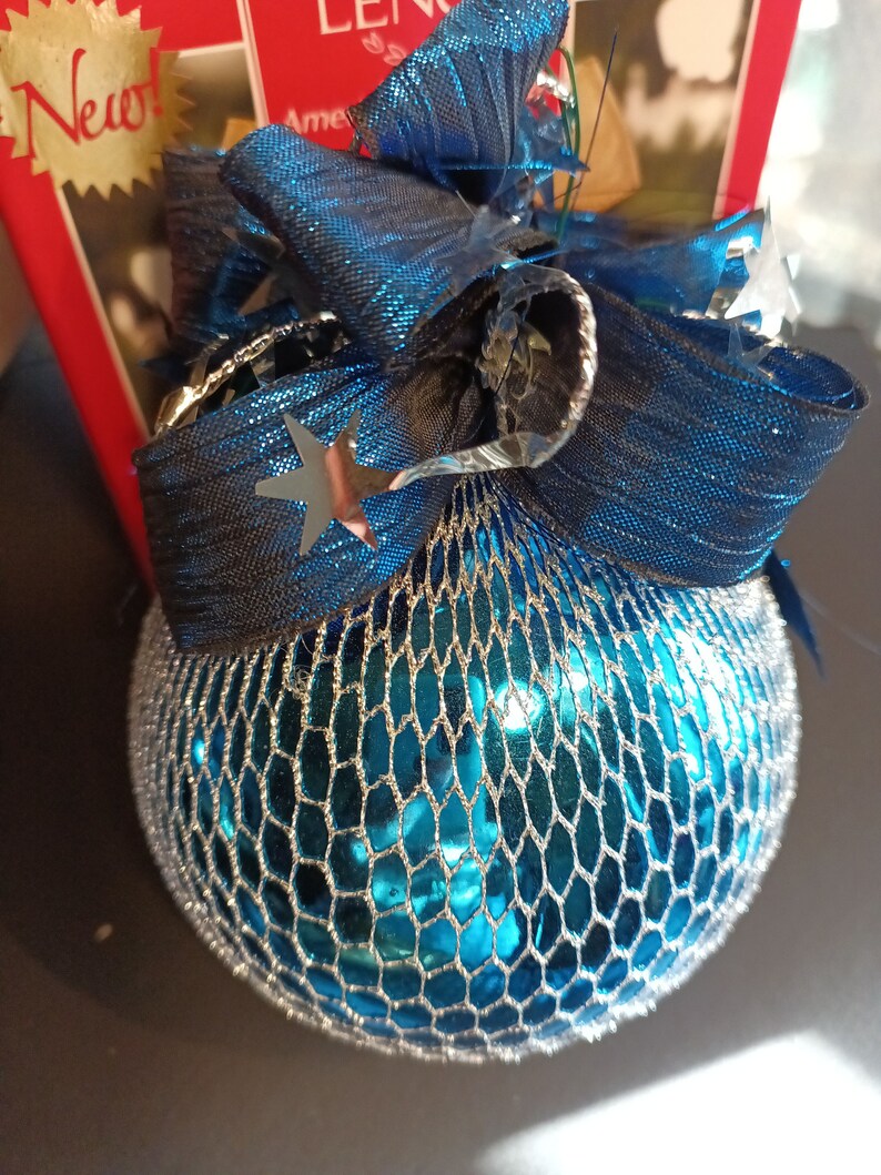 Lenox Blown Glass Ball Ornament - Thumbnail 3