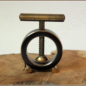 Mid century modernist brass nut cracker. 1950s by Carl Auböck II. Wien, Austria. image 3