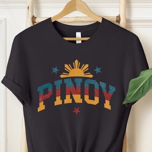 Retro Pinoy T-shirt, Philippine Sun Shirt, Filipino Apparel, Gift for Filipino Husband, Filipino Tee, Philippine Pride, Proud to be Filipino