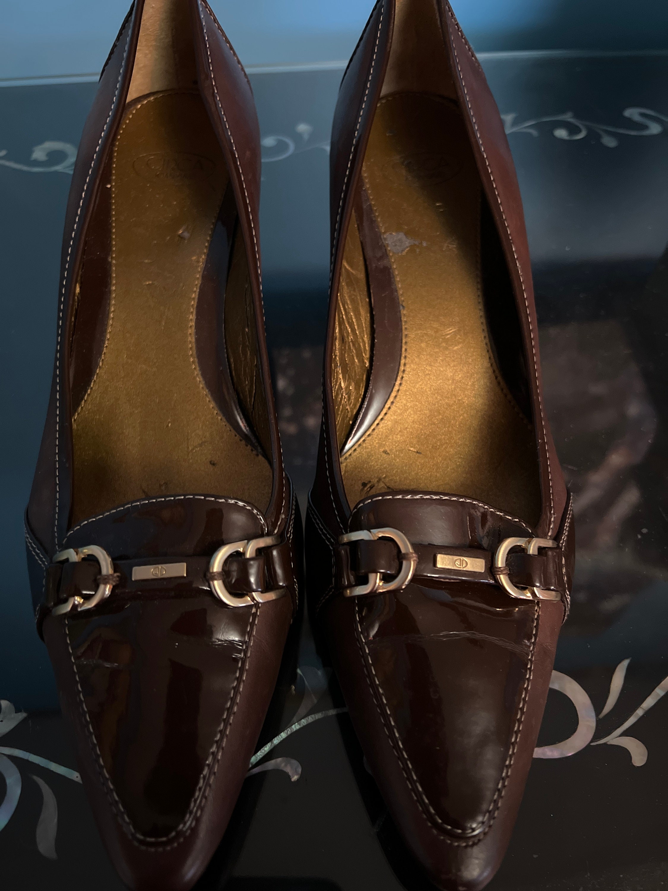 Joan and David Brown Leather Shoes Size 9 - Etsy display picture 1