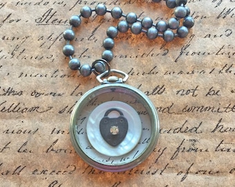 Vintage Pocket Watch Necklace