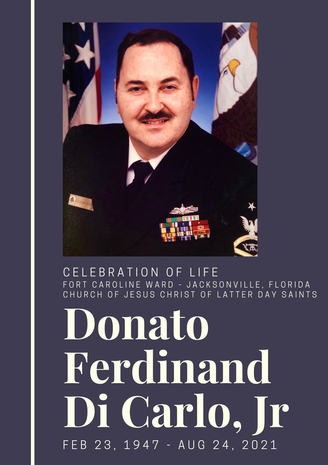 Custom Funeral Memorial Celebration of Life Program Etsy