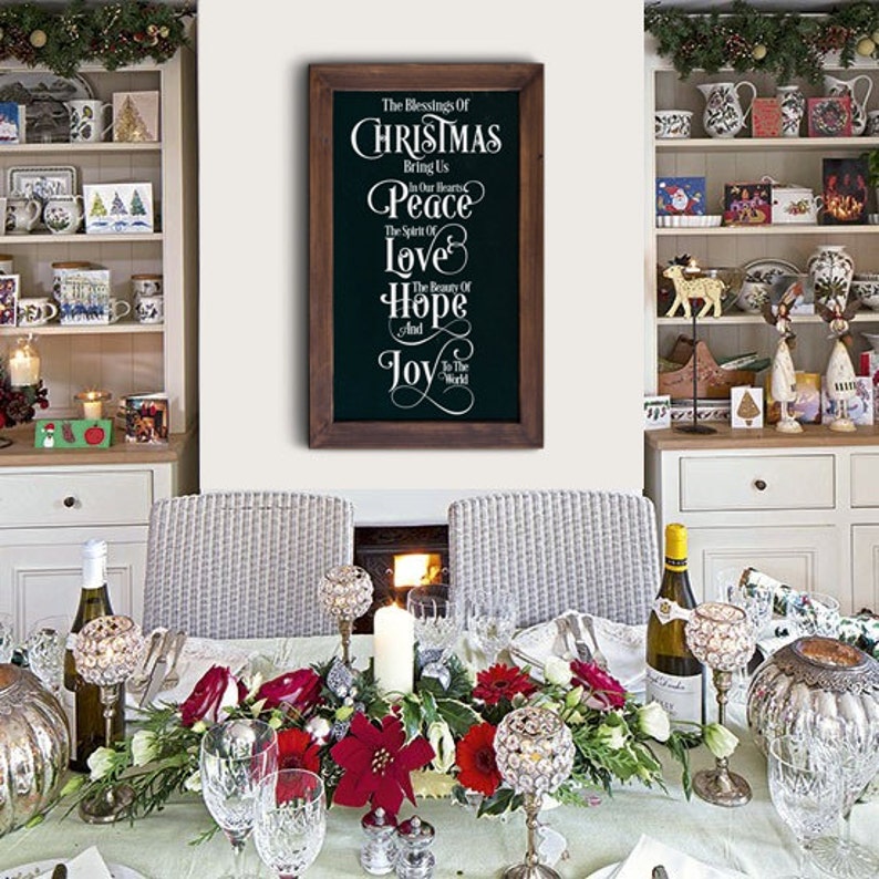 Download The Blessings Of Christmas Art SVG | Etsy