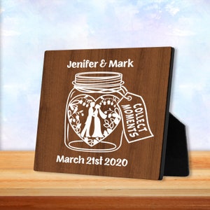 Collect Moments Wedding Jar Art  for Vinyl, Sublimation, Stencils and Print