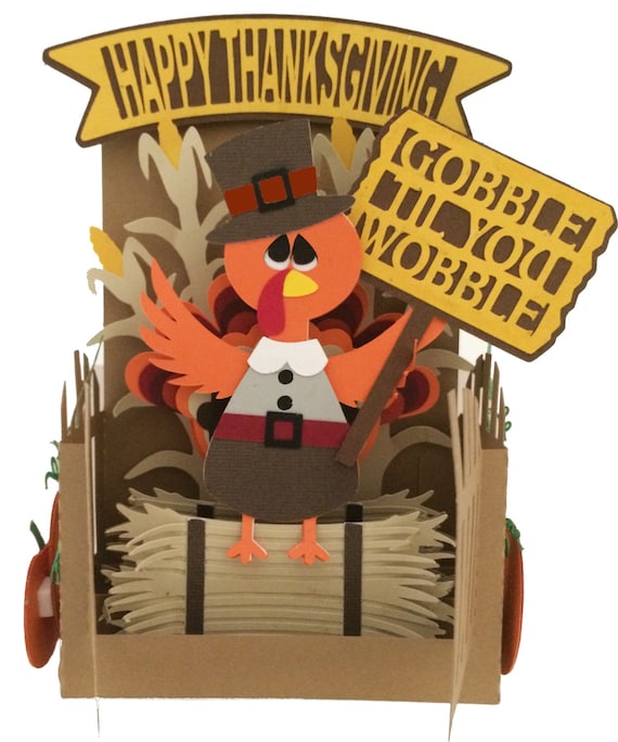Download Thanksgiving Fall Card In A Box 3d Svg Etsy