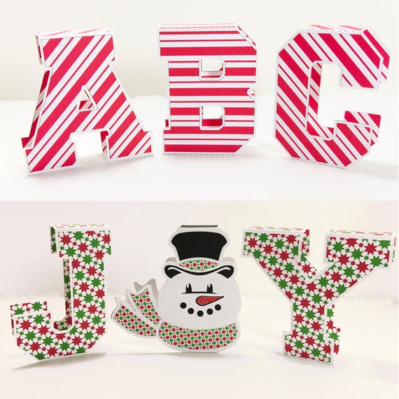 Download 3d Full Set Of Letters Numbers Symbols And Shapes Svg Etsy