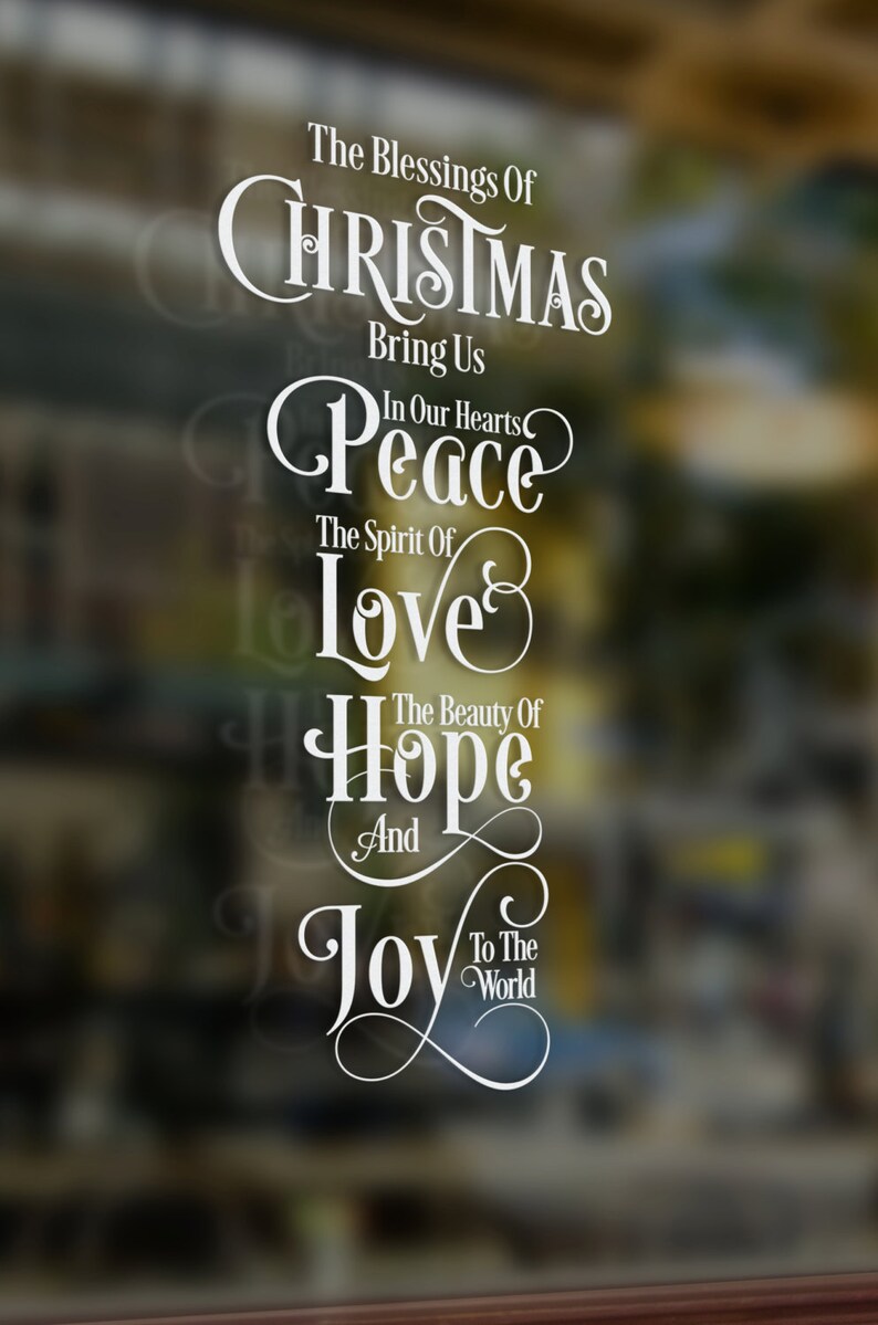 Download The Blessings Of Christmas Art SVG | Etsy