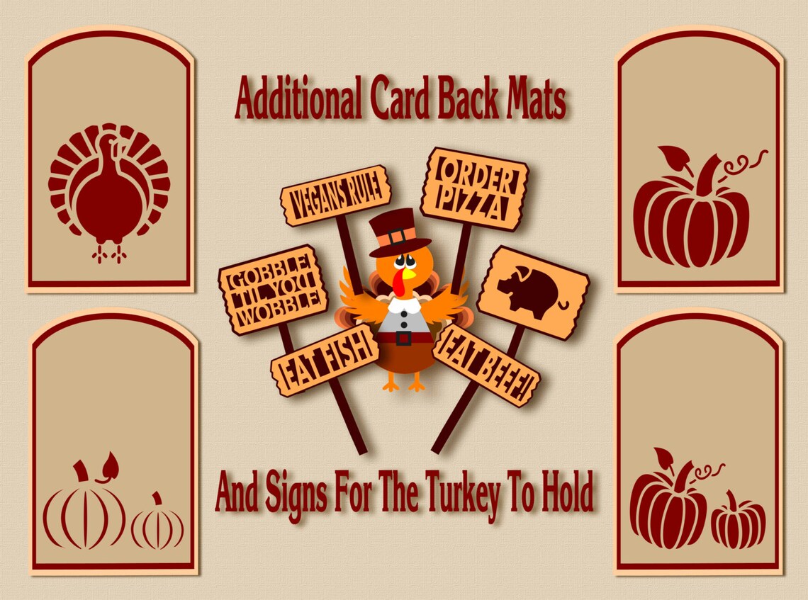 Thanksgiving Fall Card in A Box 3D SVG - Etsy