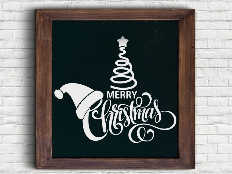 merry christmas 1d for vinyl sublimation stencils and