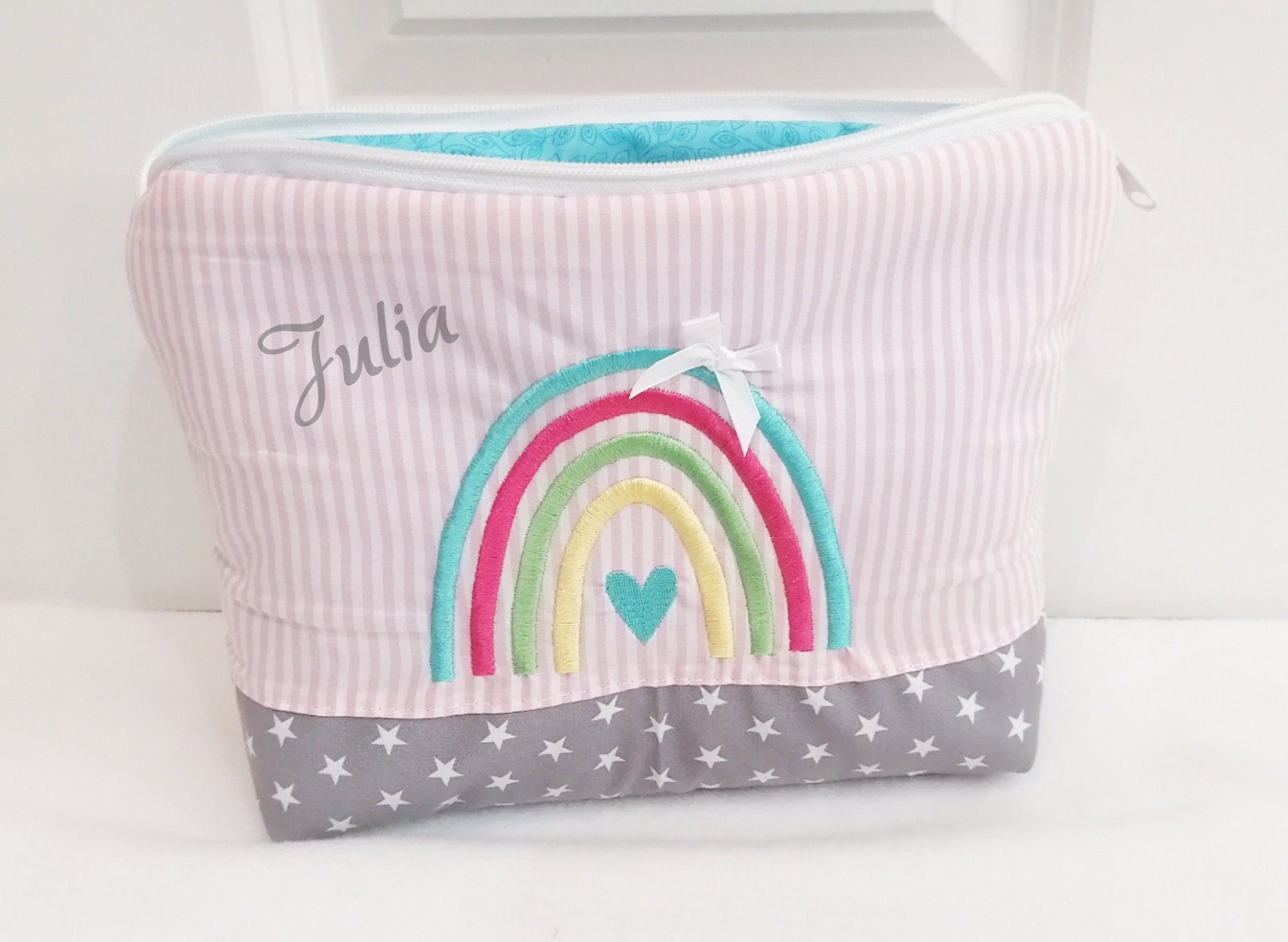 Toiletry bags children personalized gift rainbow Etsy