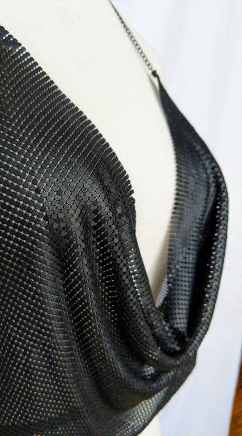 metal chain halter top