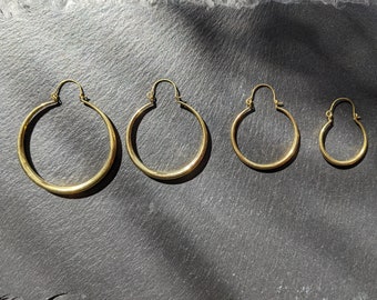 Brass Hoops, Simple Hoops, Light weight hoops