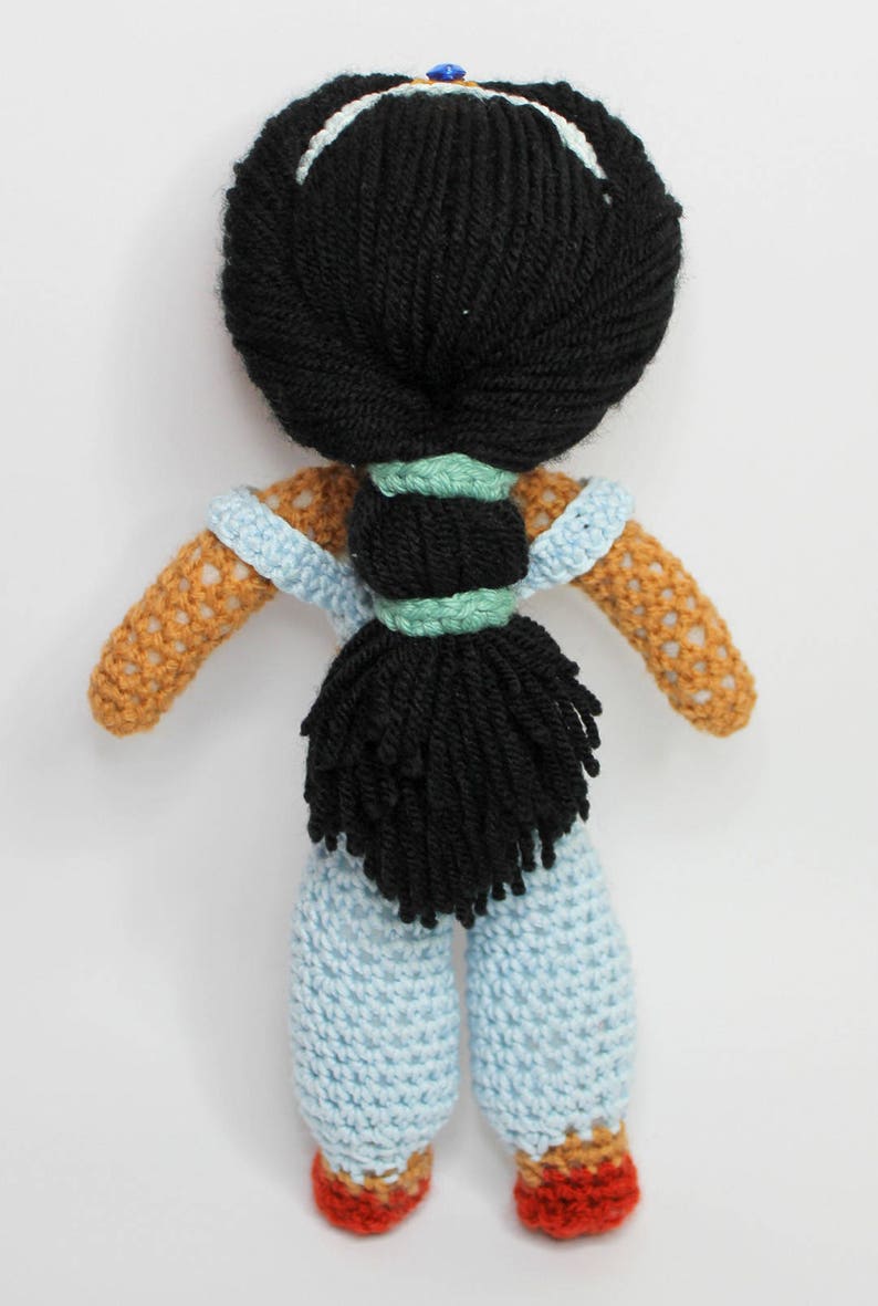 PATTERN Jasmine Crochet Amigurumi Aladdin Doll PDF Instant Etsy