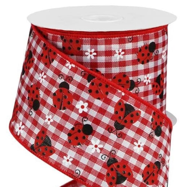Lady Bug Ribbon - Etsy