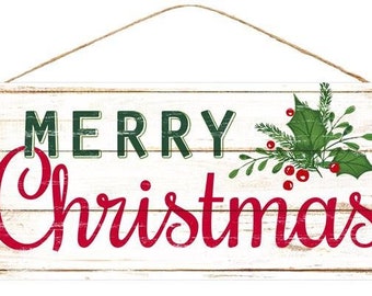 Merry christmas sign | Etsy