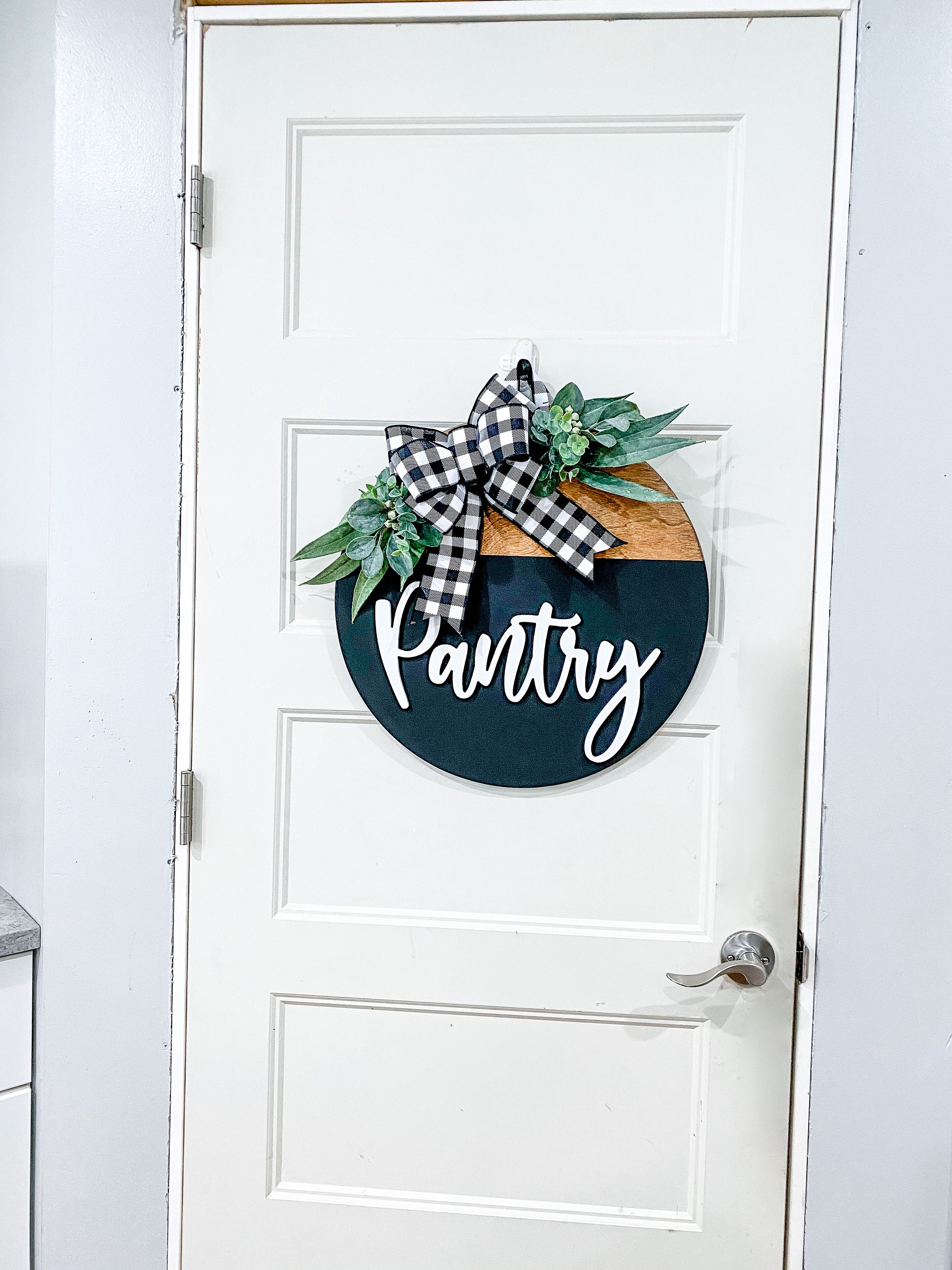 Pantry Door Wreath Door Decor Home Home Decor Round Etsy