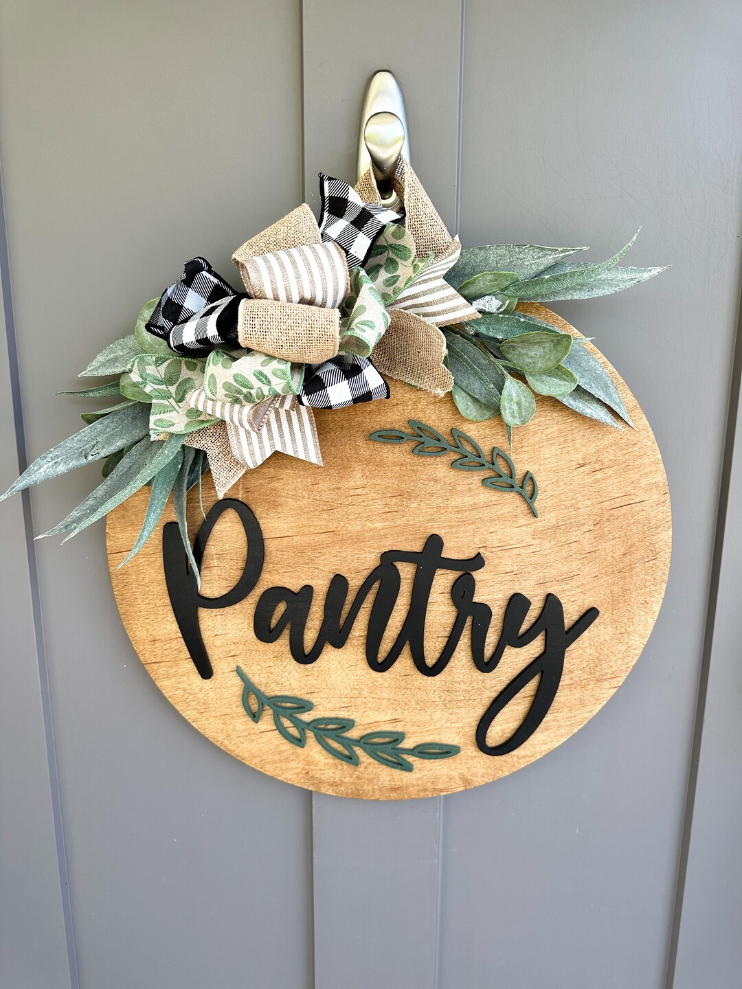 Pantry Door Decor Pantry Kitchen Decor Pantry Sign Door Hanger