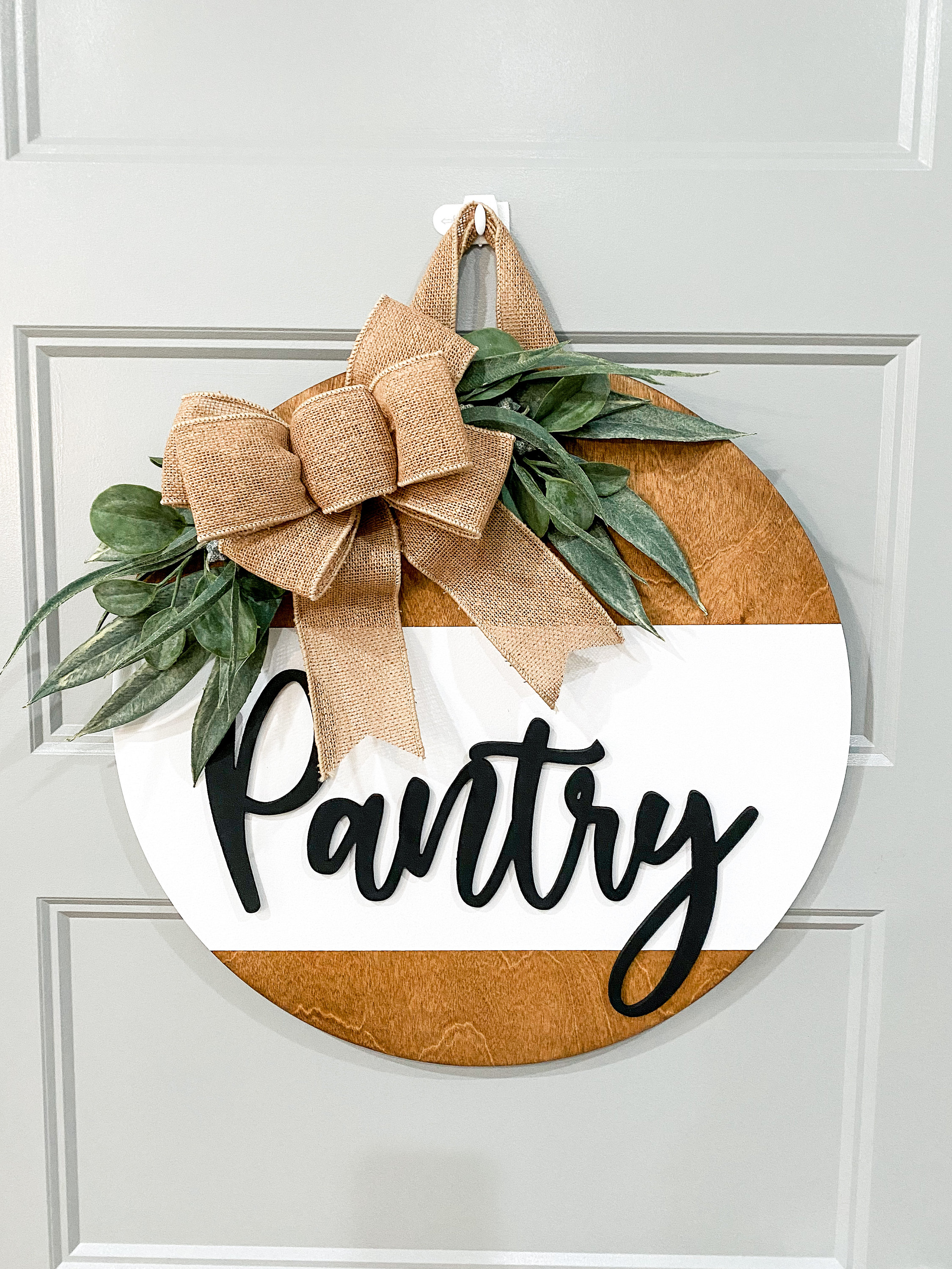 Pantry Door Wreath Door Decor Home Home Decor Round Etsy