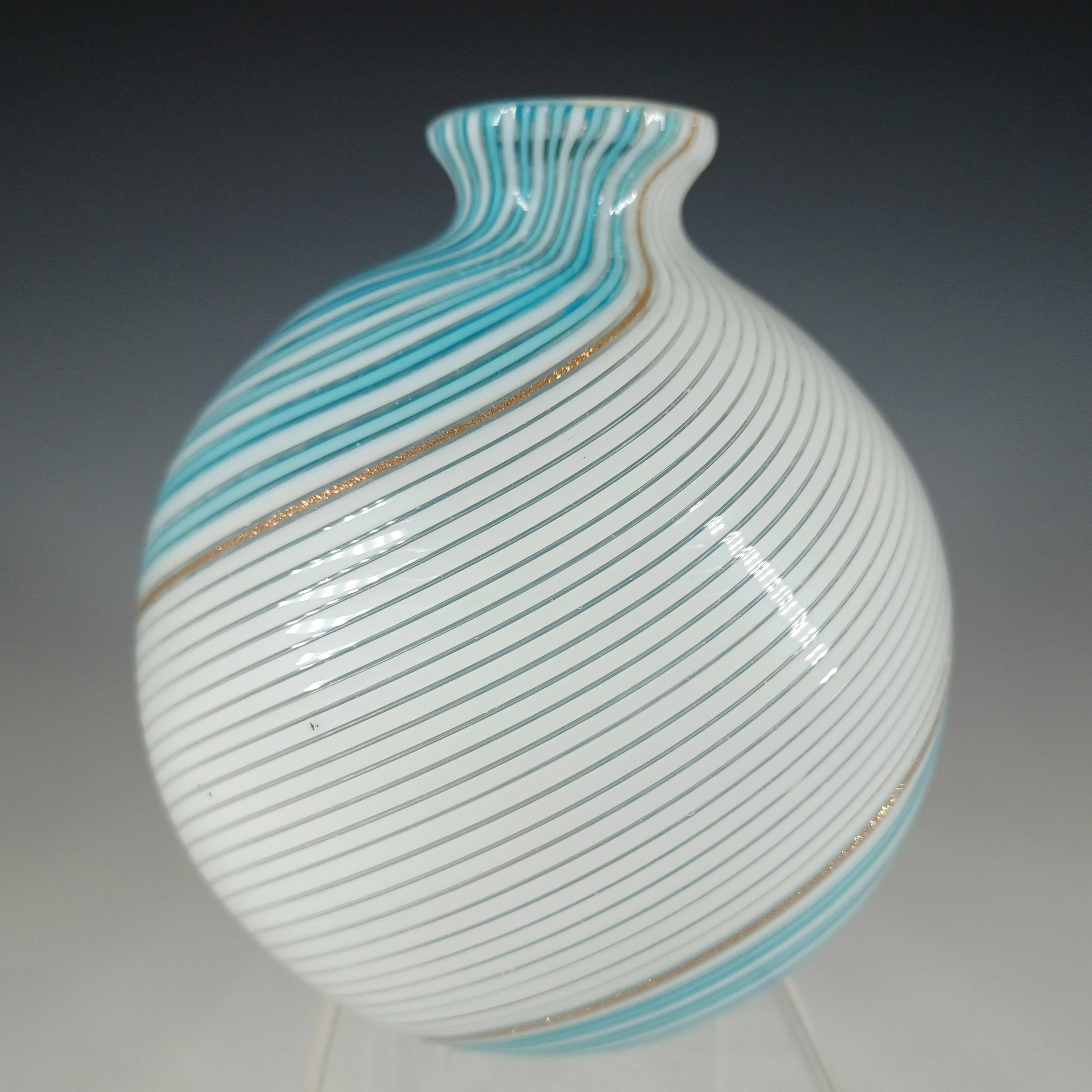 Aureliano Toso / Dino Martens #5224 Mezza Filigrana Glass Vase - Etsy