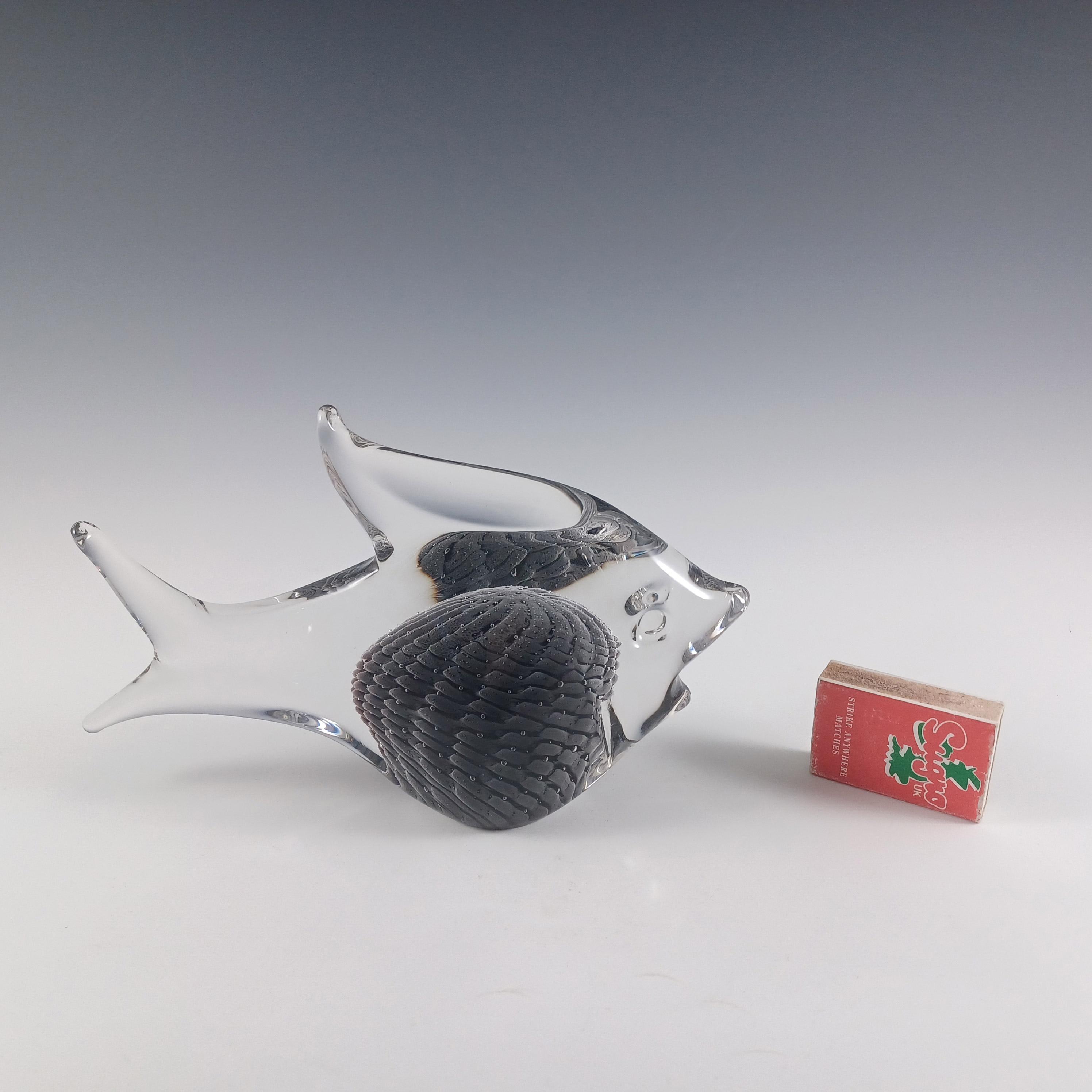 SIGNED & LABELLED FM Konstglas / Marcolin Fumato Glass Fish - Etsy