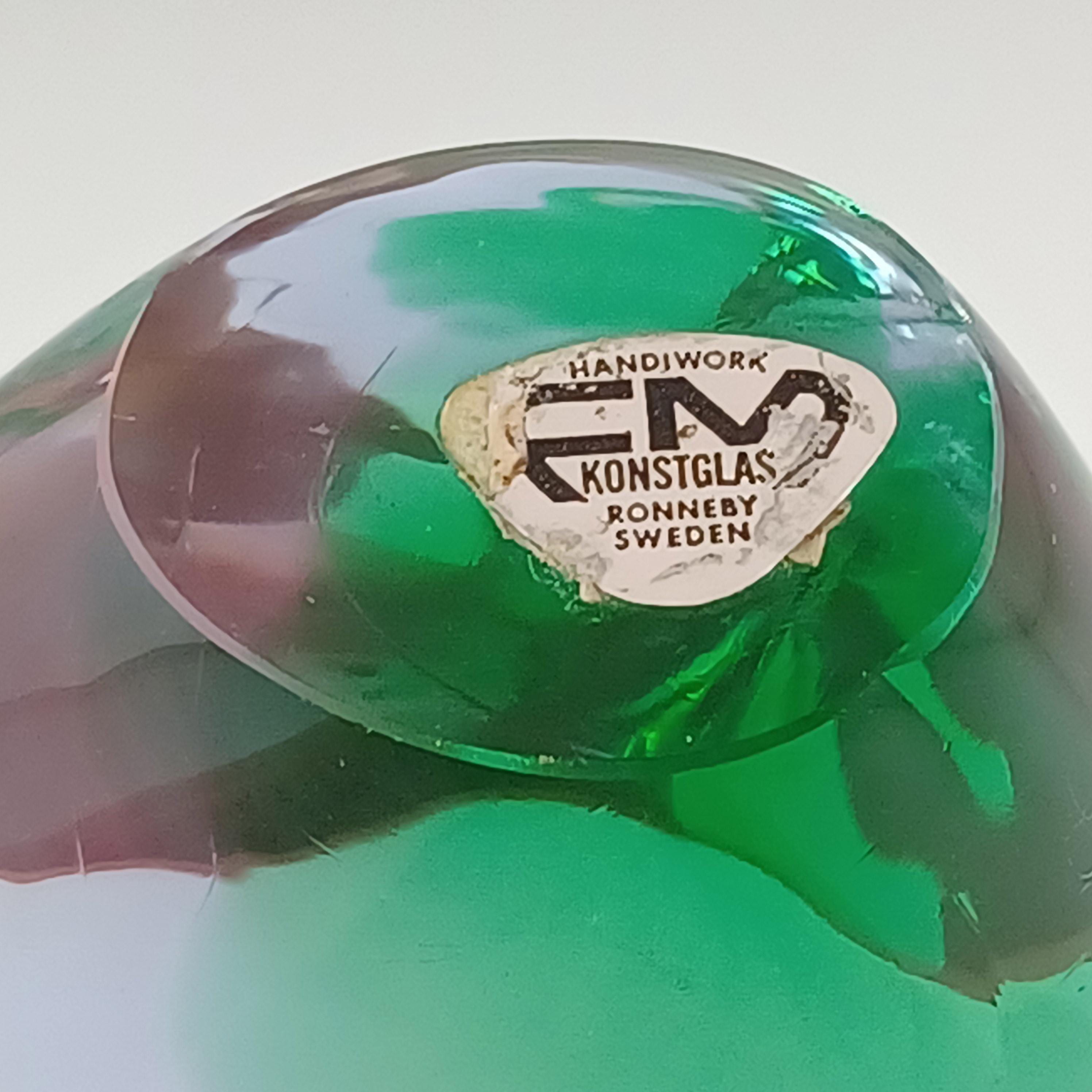 LABELLED FM Konstglas / Ronneby Neodymium Glass Ram or Deer - Etsy
