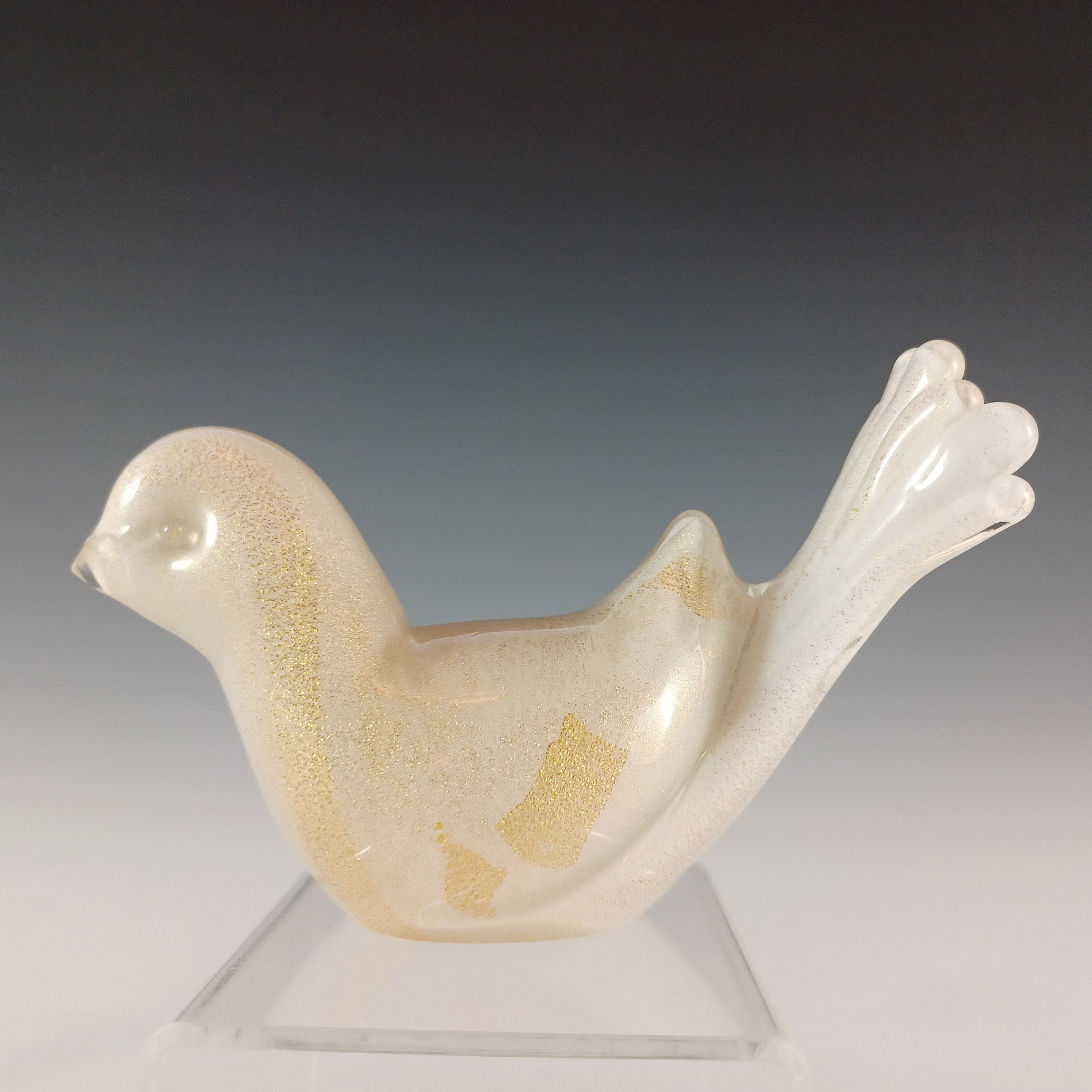 Salviati｜murano｜ガラスオブジェクト｜くちばし破損有｜鳥｜ Salviati｜murano｜ガラスオブジェクト｜くちばし破損有｜鳥｜