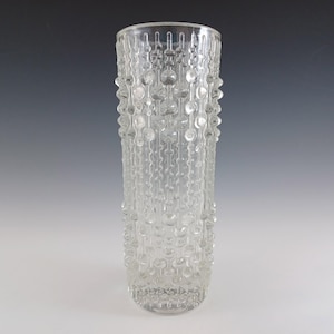 Heřmanova Hut #20245 Sklo Union 9&quot; Glass Vase by Frantisek Peceny