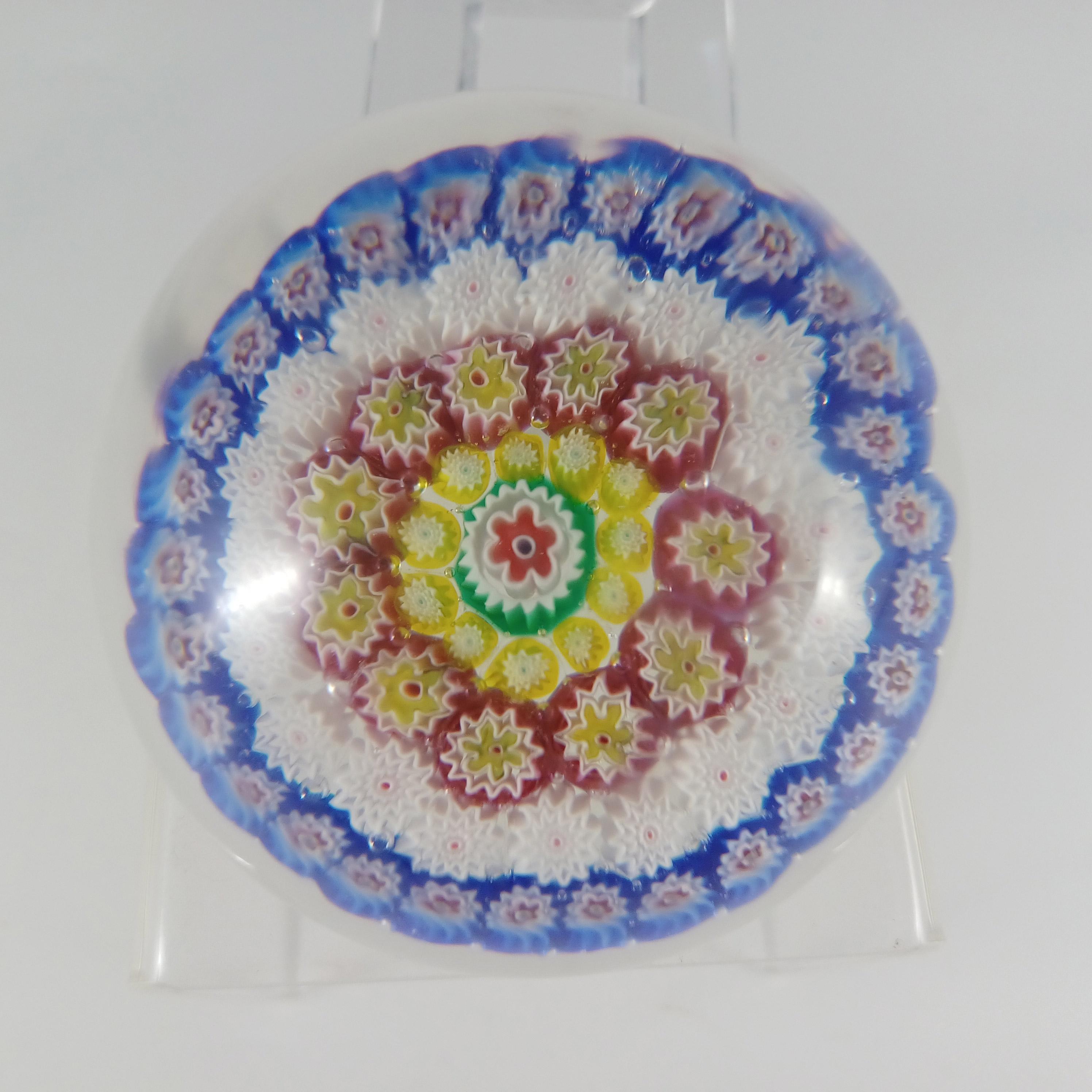 ムラーノ ヴィンテージ ブルー、ホワイト、ピンク、イエローの