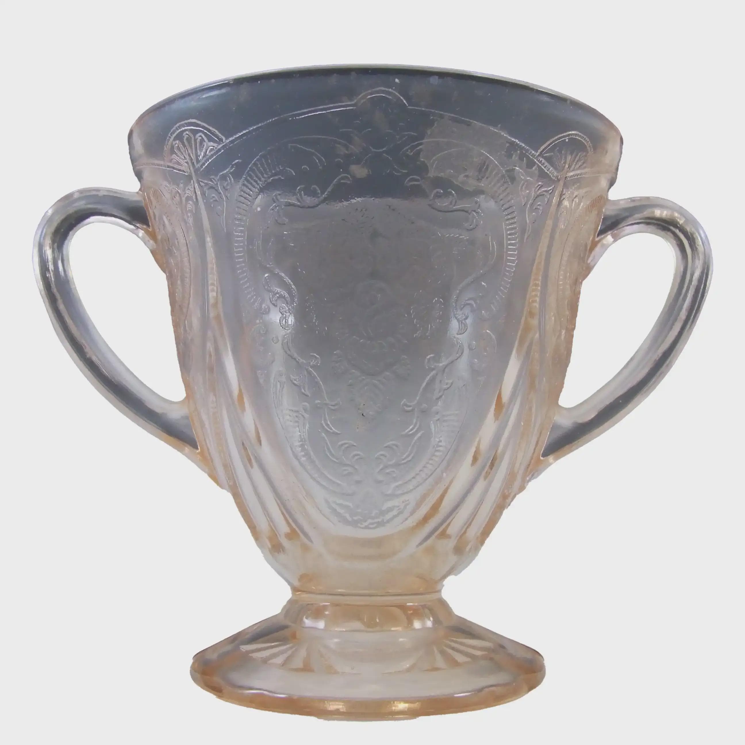 Hazel Atlas Royal Lace Pink Depression Glass 1930's Sugar Bowl - Etsy