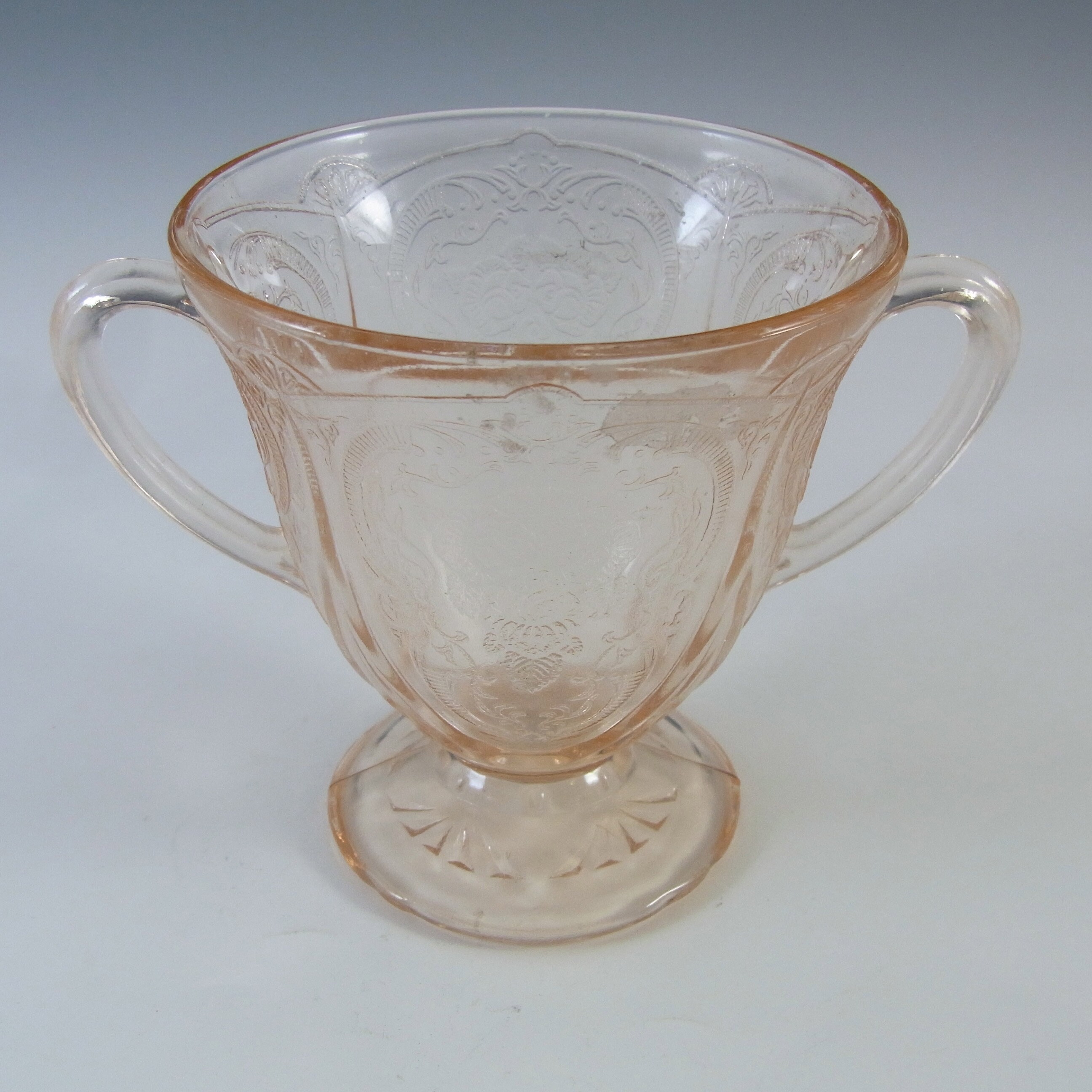 Hazel Atlas Royal Lace Pink Depression Glass 1930's Sugar Bowl - Etsy