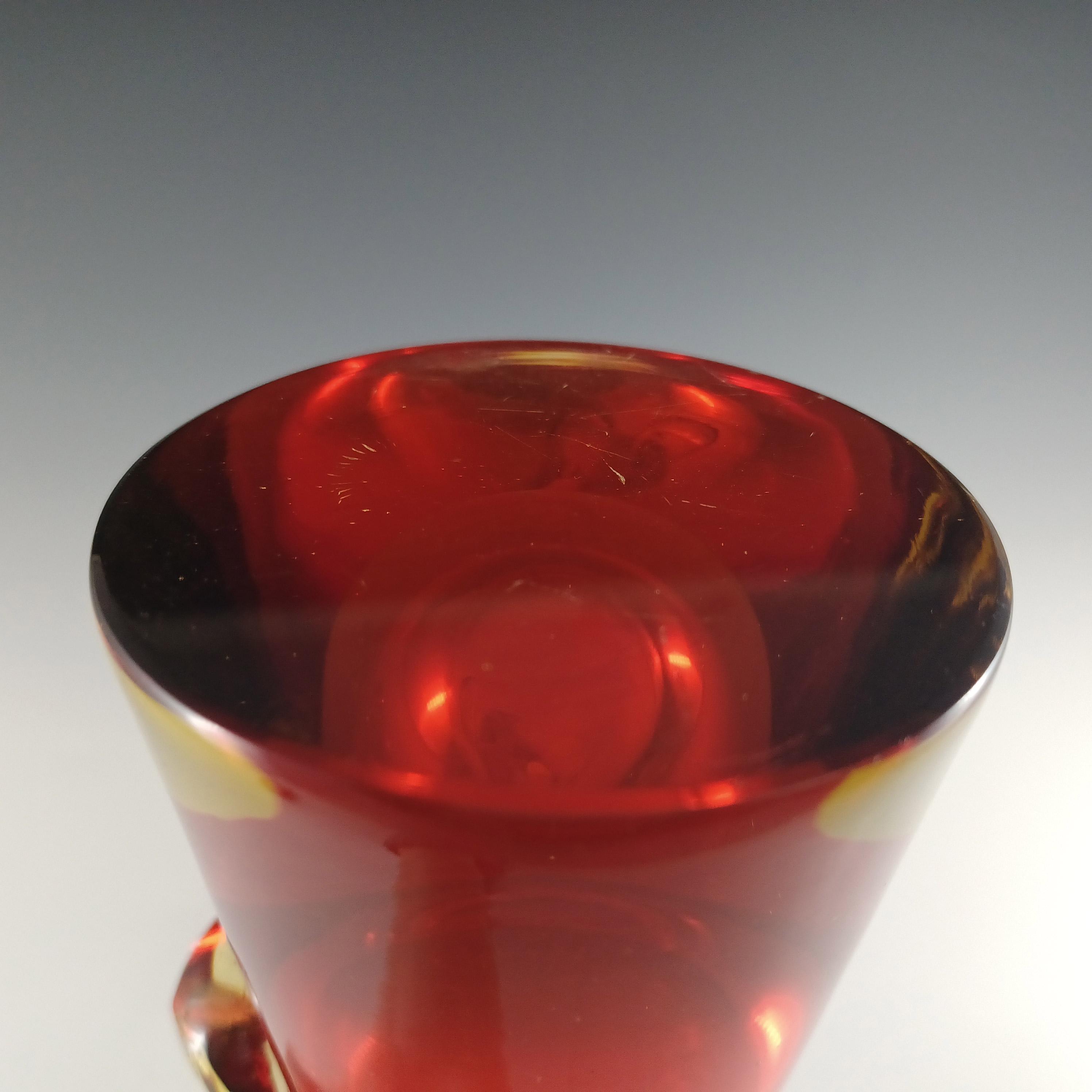 ベネチアンガラス 花瓶 赤 Amazon.co.jp: イタリア製 ベネチアンガラス 花瓶 手描き 金彩（24金