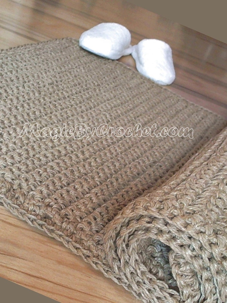 Hallway Runner Rug Jute Rug Crochet Rug Natural Rug Rustic Etsy UK