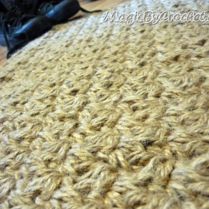 Door mat, Jute Rug , Doormat , Crochet Welcome Rug, Crochet Jute Doormat, Custom doormat size, no.033 image 4