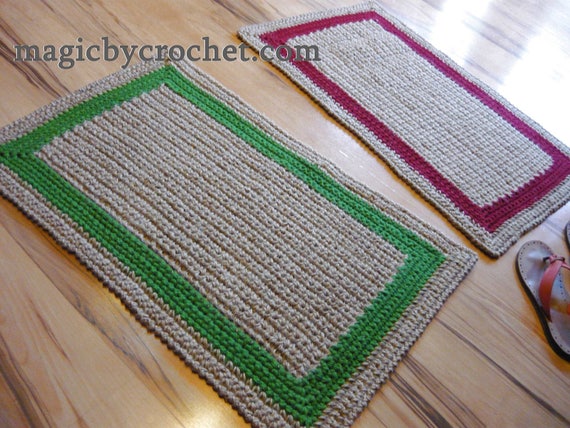 Jute Door Mat Jute Rug Welcome Rug Doormat Custom Color Etsy