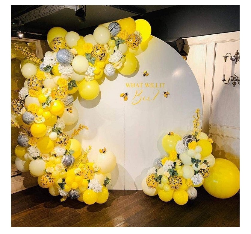 DIY Set of 96 Pcs Yellow Lemon Balloons Garland Arch Kit for Etsy