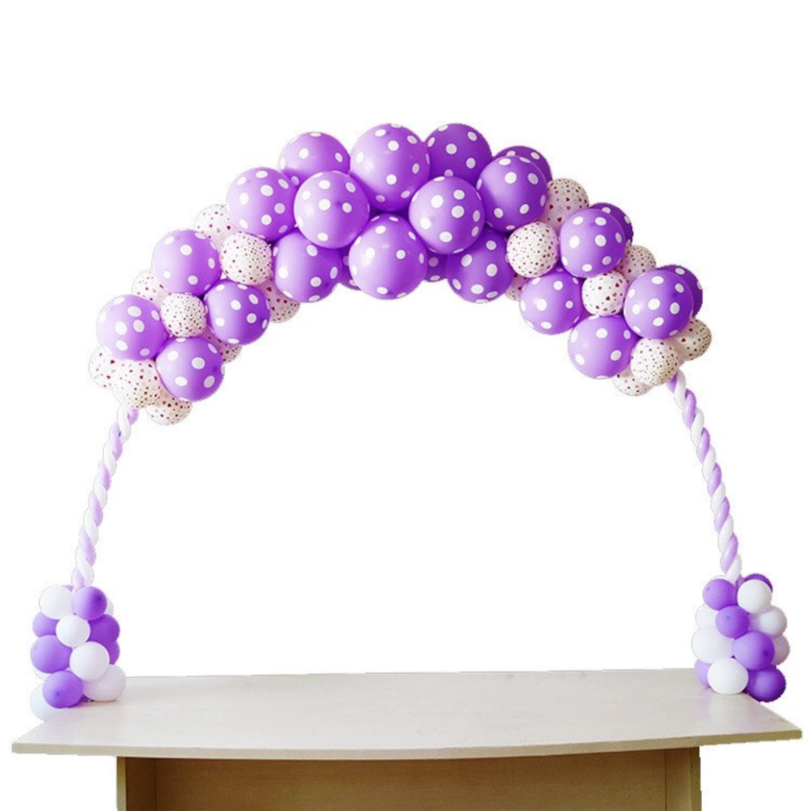 12ft Half Circle Table Balloon Arch Kit Balloon Arch Stand Etsy
