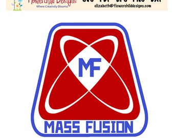 Logotipo SVG de Fallout Mass Fusion - Archivo de corte para jugadores (descarga digital)