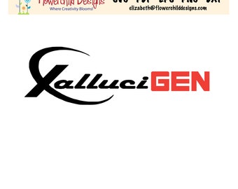 Logotipo de Hallucigen de Fallout SVG: Archivo de corte para ropa (descarga digital)